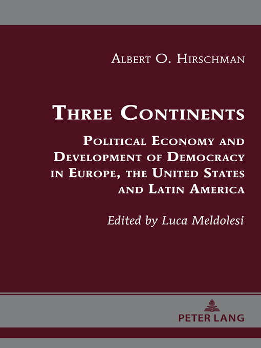 Title details for Three Continents by Albert O. Hirschman - Available